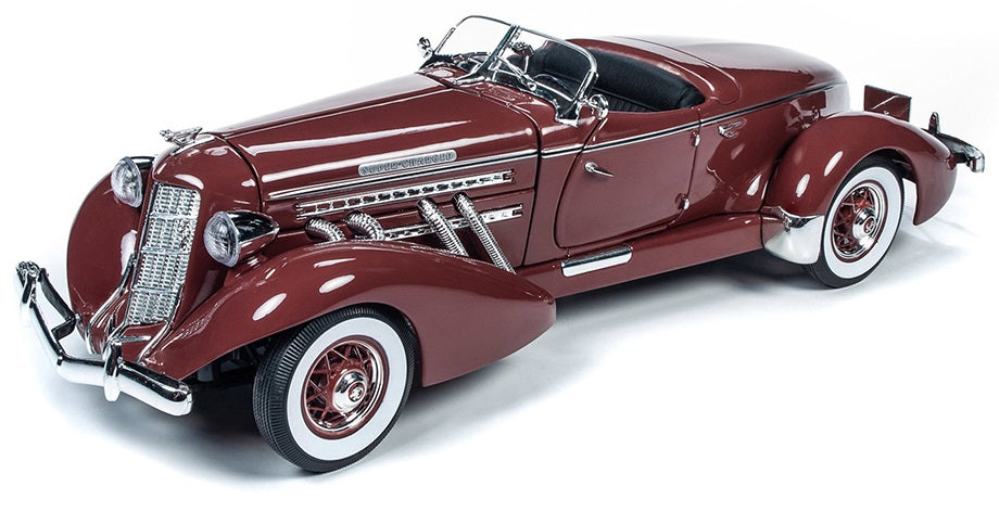 1/18 1935 Auburn 851 Speedster, Plum Burgundy