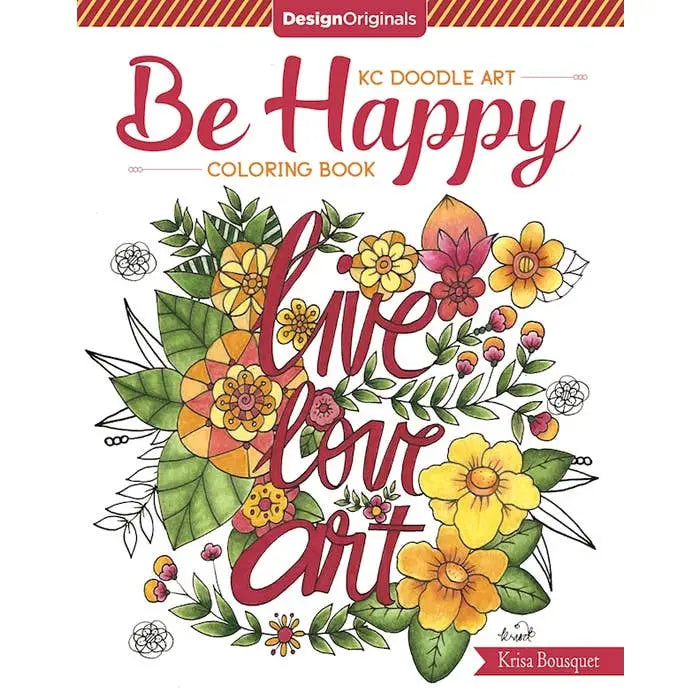 Be Happy Coloring Book – Hobby Express Inc.