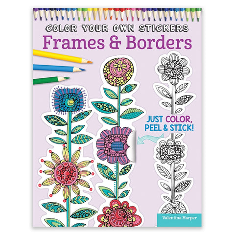 Color Your Own Stickers Frames & Borders