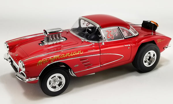 1/18 1961 Chevrolet Corvette Gasser #26 Red "Mazmanian"