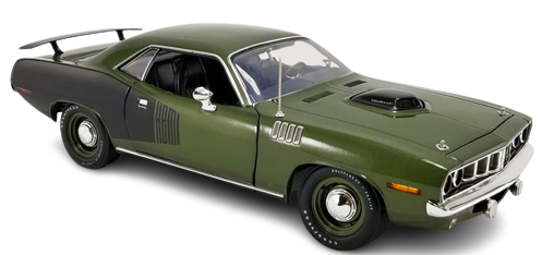 1/18 1971 Plymouth Hemi Cuda Ivy Green