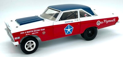 1/18 1965 Plymouth AWB Sox & Martin 1st Paint Scheme