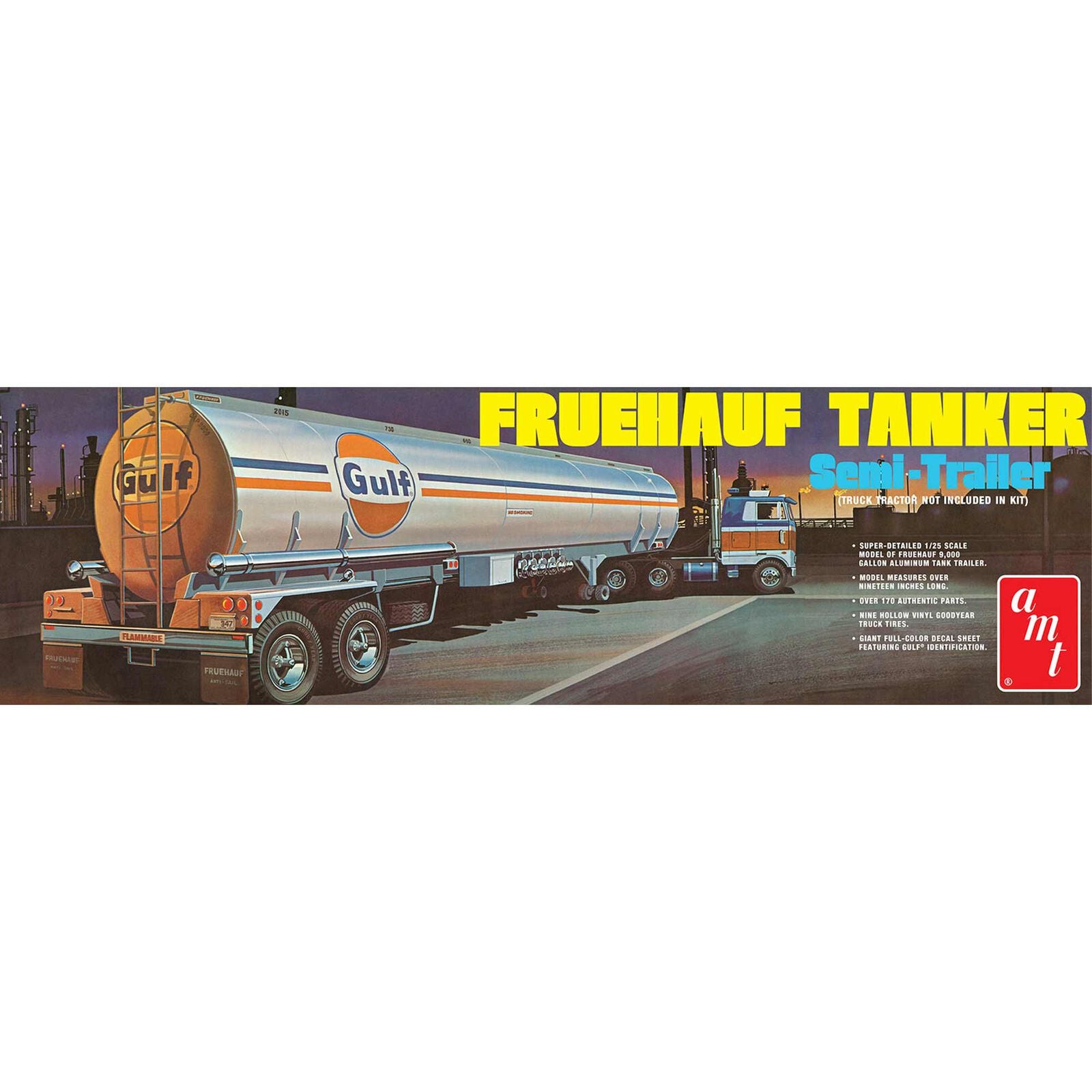 1/25 Fruehauf Tanker Gulf Semi Truck – Hobby Express Inc.