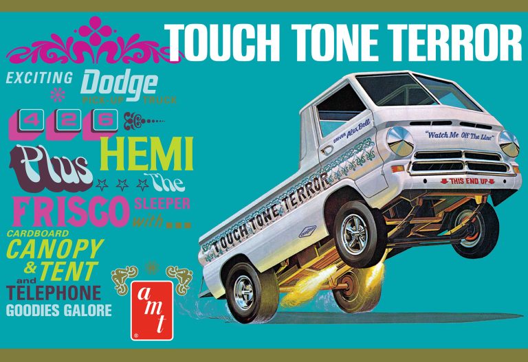 AMT Model Kit box art for the Touch Tone Terror 426 Hemi