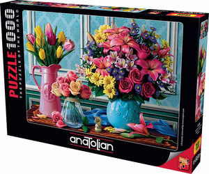 Flowers in Vases 1000pc Puzzle