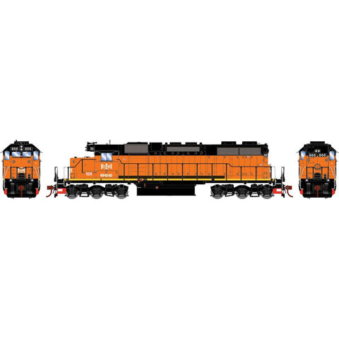 HO SD38 with DCC & Sound B&LE #866