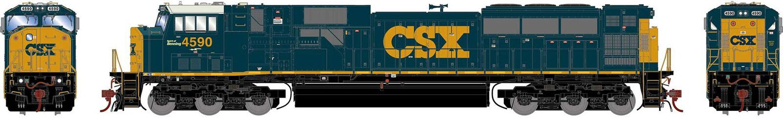 HO G2 SD80MAC CSXT/YN3 #4590