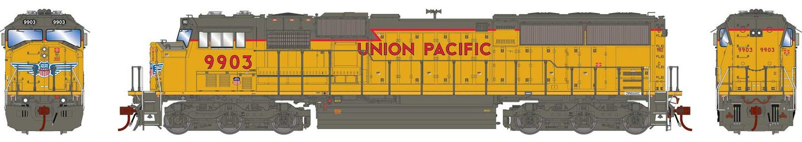 HO G2.0 SD59M-2 Union Pacific #9903