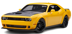 1/18 2018 Dodge Challenger SRT Hellcat Yellow Jacket