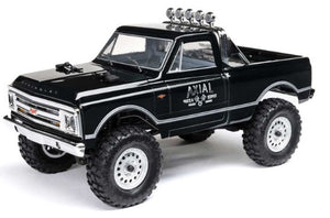 1/24 SCX24 1967 Chevrolet C10 4WD Brushed Truck RTR, Black