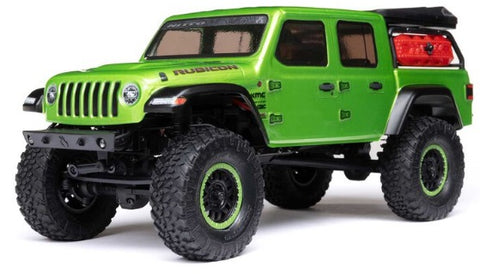 1/24 SCX24 Jeep JT Gladiator 4WD Rock Crawler Brushed RTR Green