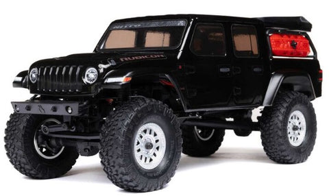 1/24 SCX24 Jeep JT Gladiator 4WD Rock Crawler Brushed RTR Black