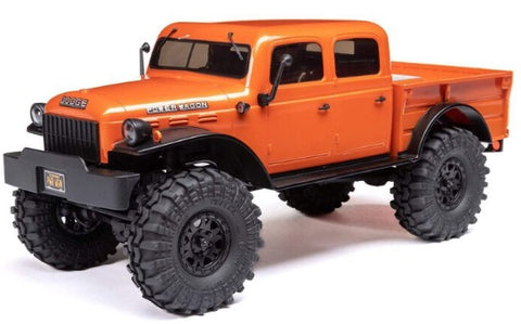 1/24 SCX24 Dodge Power Wagon 4WD Rock Crawler Brushed RTR Orange