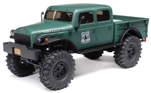 1/24 SCX24 Dodge Power Wagon 4WD Rock Crawler Brushed RTR Green