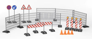 Construction Set with Signs, Railings and Pylons