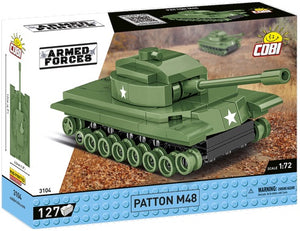 1/72 Patton M48 Tank 127pc