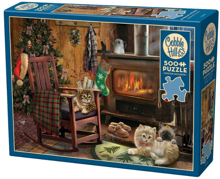 Kittens by the Stove 500pc Puzzle