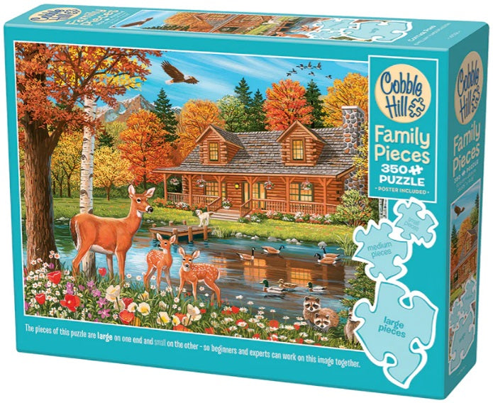 Cottage Pond 350pc Puzzle