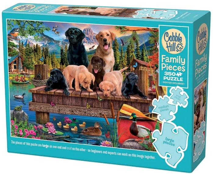 Pups & Ducks 350pc Puzzle