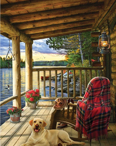 Cabin Porch 1000pc Jack Pine Puzzle