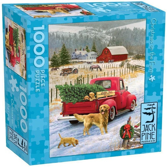 Christmas on the Farm Jack Pine 1000pc Puzzle