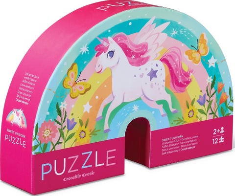 12pc Puzzle Sweet Unicorn