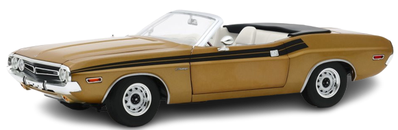 1/18 1971 Dodge Challenger 340 Convertible The Mod Squad