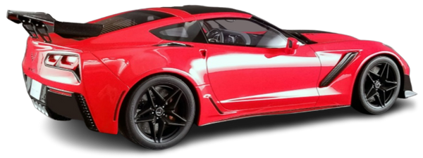 1/12 2019 Chevrolet Corvette Red