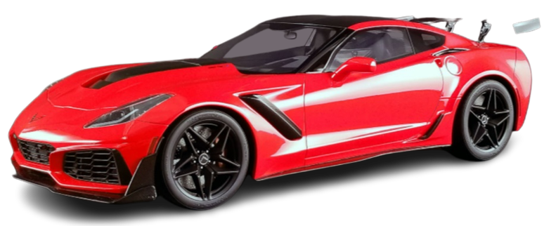 1/12 2019 Chevrolet Corvette Red