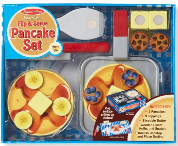 Wooden Flip & Serve Pancakes