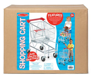 Metal Grocery Shopping Cart Toy