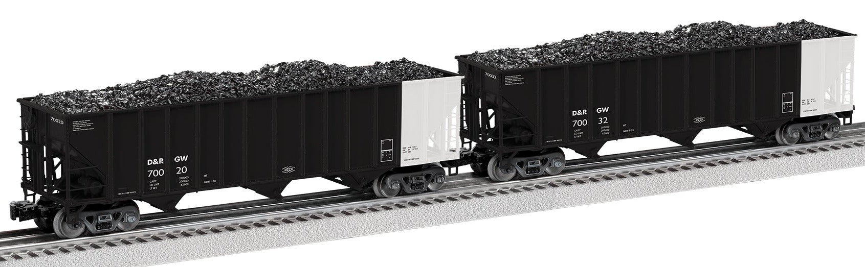 O D&RGW 100T Hoppers (2)