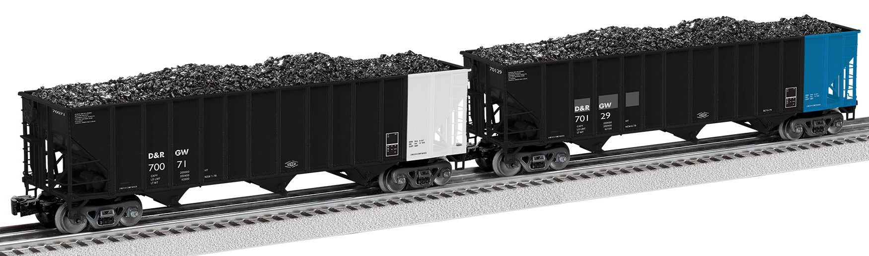 O D&RGW 100T Hoppers (2)