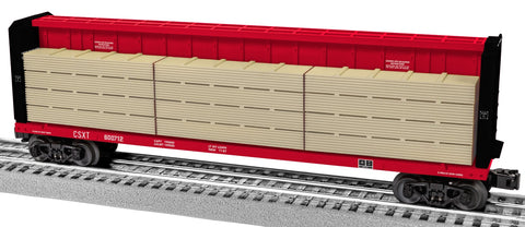 O CSX Centerbeam Flatcar