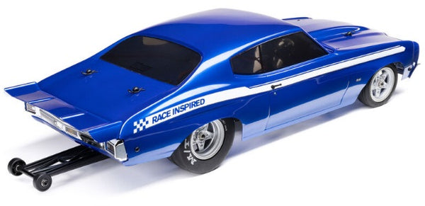 1/16 1970 Chevy Chevelle 2WD Mini No Prep Drag Car RTR Blue