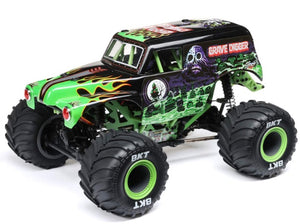 1/18 Mini LMT 4X4 Brushed Monster Truck RTR, Grave Digger