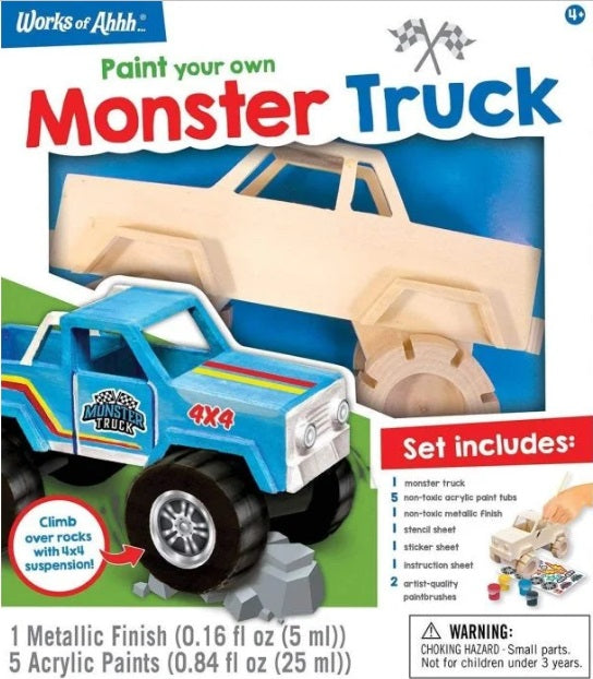 Monster Truck Paint Your Own