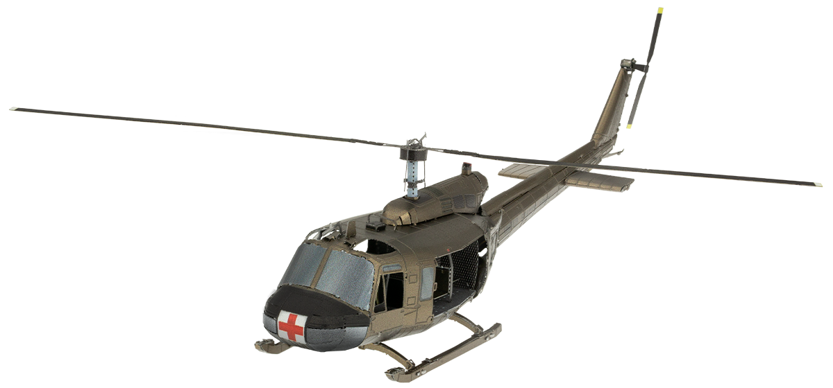 UH-1 Huey Helicopter Metal Earth