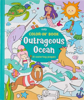 Color-in Book Outrageous Ocean