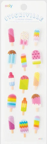 Stickiville Ice Pops Skinny Stickers