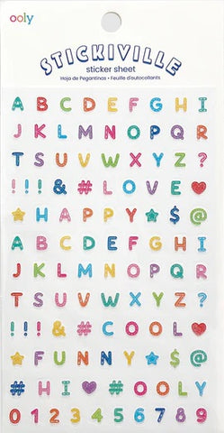 Stickiville Alphabet Stickers