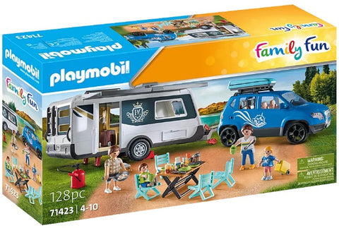 Family Fun Caravan with Car