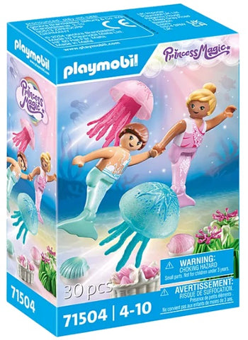 Princess Magic Mermaid Children with Jellyfish