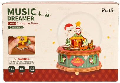 Christmas Town Music Box