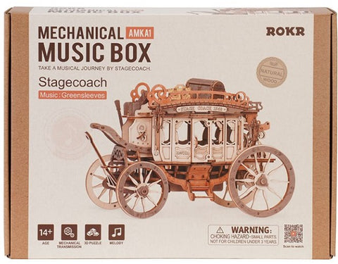 Stagecoach Rolling Music Box