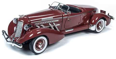 1/18 1935 Auburn 851 Speedster, Plum Burgundy