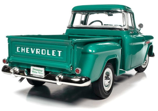 1/18 1957 Chevrolet Step Side Pickup 3100 Ocean Green