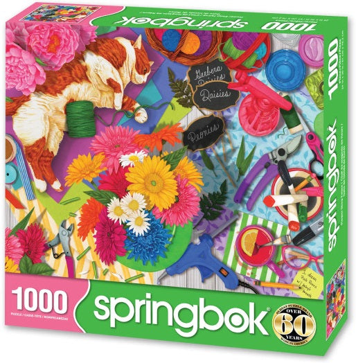 Flower Shop Feline 1000pc Puzzle