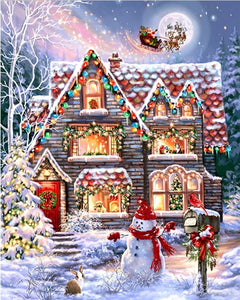 Christmas Eve Cottage 1000pc Puzzle