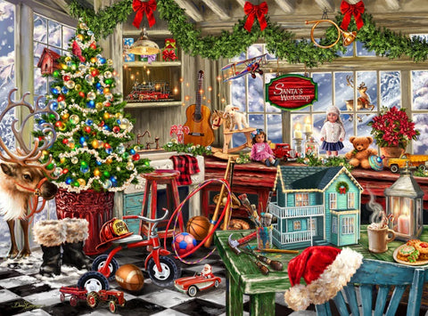 Santa's Workshop 1000pc Puzzle